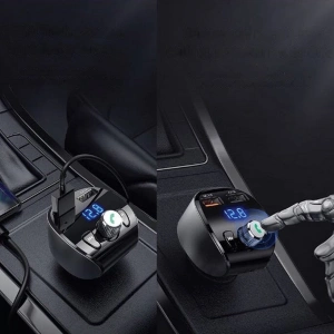 Kup Transmiter FM Joyroom Bluetooth 5.0 MP3 micro SD 2xUSB 18W 3A QC 3.0 czarny (JR-CL02) - JYR150 - {ean13} - Sklep Home Screen
