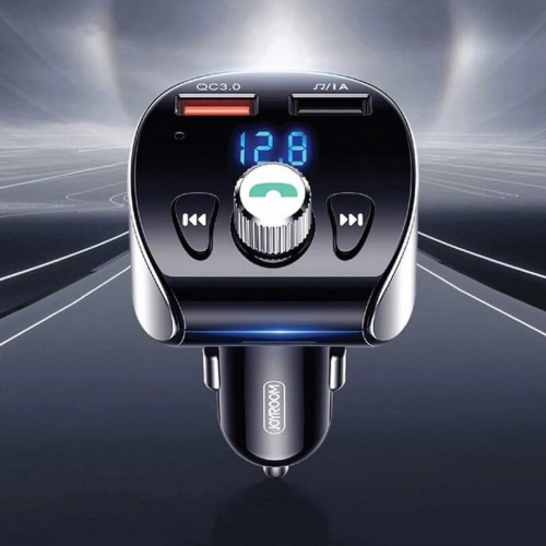 Kup FM-Transmitter Joyroom Bluetooth 5.0 MP3 micro SD 2xUSB 18W 3A QC 3.0 schwarz (JR-CL02) - JYR150 - {ean13} - Sklep Home Screen