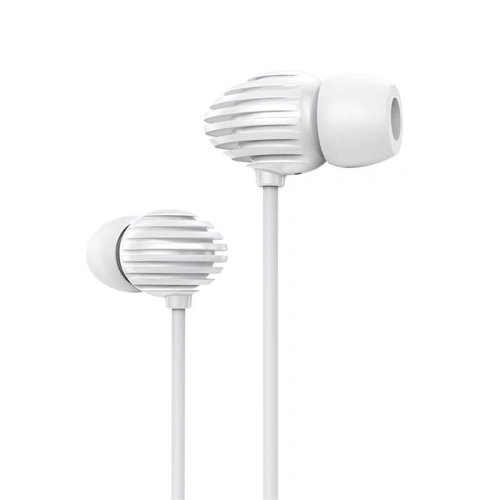 Buy Joyroom in-ear earphones 3.5mm mini jack with remote and microphone white (JR-EL112) - JYR151 - {ean13} - Home Screen Store Europe