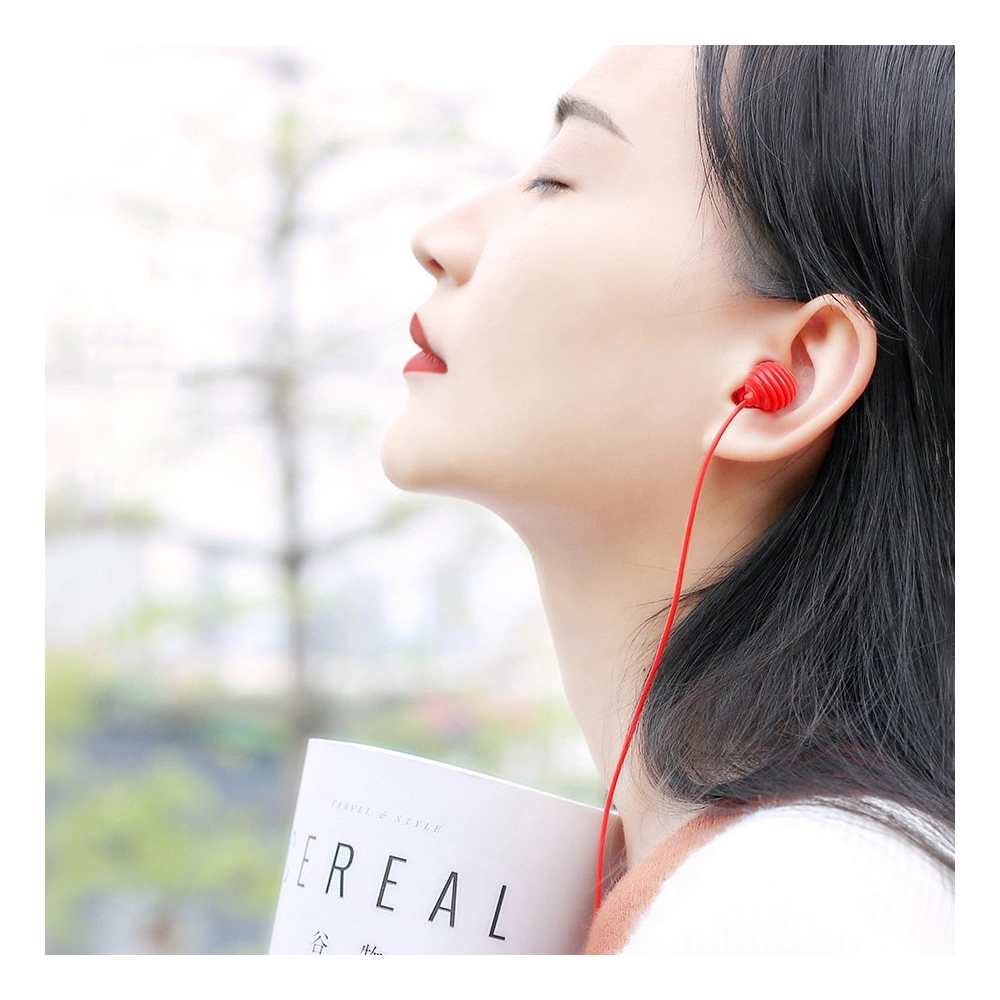 Słuchawki Joyroom 3,5mm mini jack z pilotem i mikrofonem biały (JR-EL112)