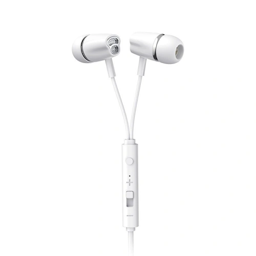 Buy Joyroom ear headphones 3.5mm mini jack with remote and microphone white (JR-EL114) - JYR153 - {ean13} - Home Screen Store Europe