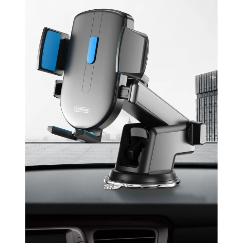 Buy Joyroom car phone holder with telescopic extendable arm for dashboard and windshield black (JR-OK3) - JYR155 - {ean13} - Home Screen Store Europe