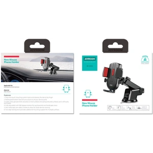Buy Joyroom car phone holder with telescopic extendable arm for dashboard and windshield black (JR-OK3) - JYR155 - {ean13} - Home Screen Store Europe