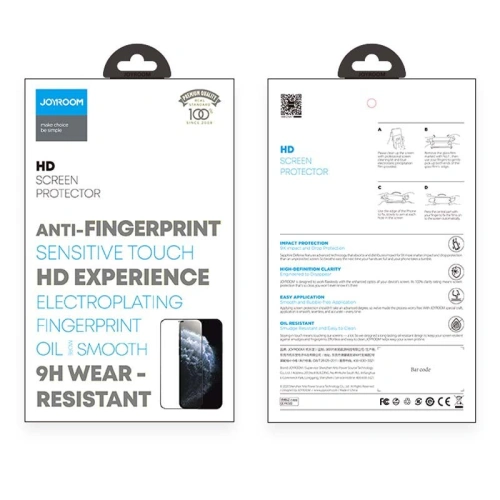 Kup Sticlă securizată Joyroom Knight Series 2,5D Apple iPhone 12 mini negru (JR-PF595) - JYR156 - {ean13} - Sklep Home Screen