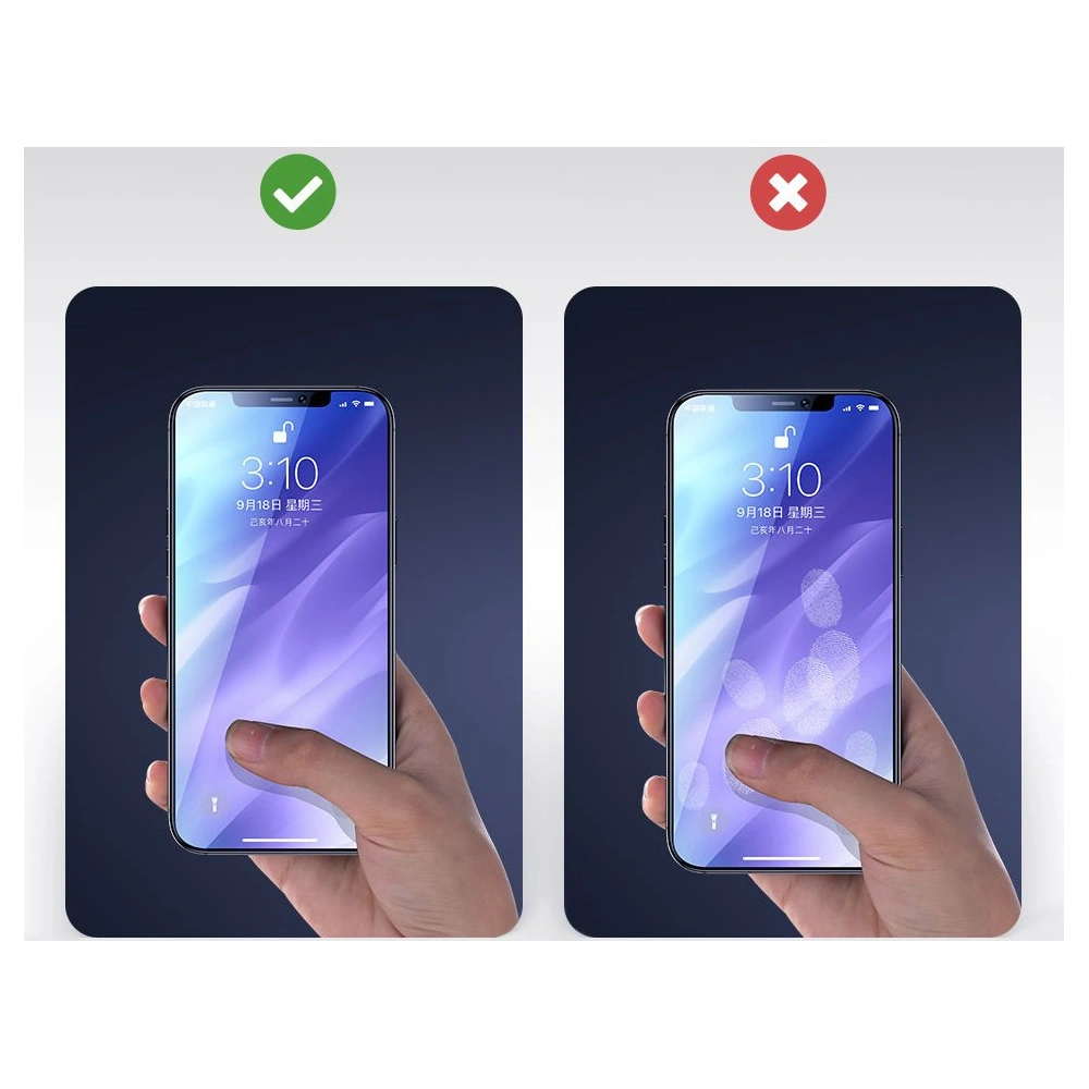 Szkło hartowane Joyroom Knight Series 2,5D Apple iPhone 12 mini czarny (JR-PF595)