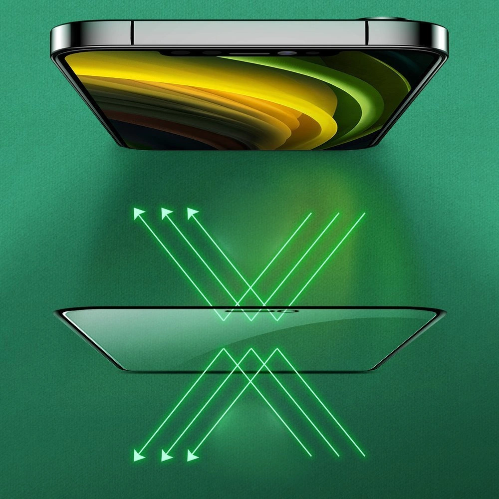 Szkło hartowane Joyroom Knight Series 2,5D Anti Blue Light Apple iPhone 12 mini czarny (JR-PF598)