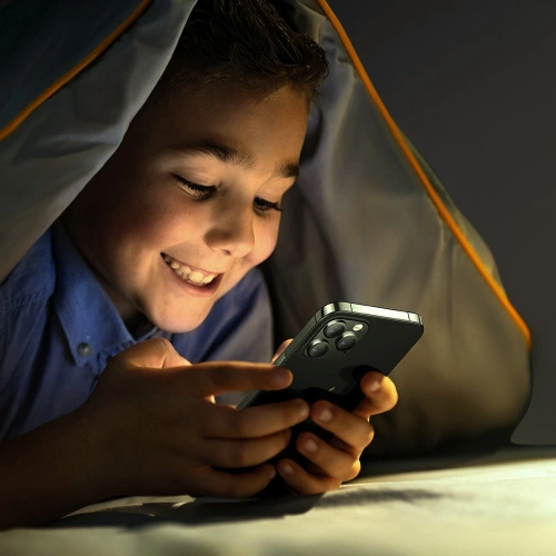 Kup Sticlă securizată Joyroom Knight Series 2,5D Anti Blue Light Apple iPhone 12 mini negru (JR-PF598) - JYR157 - {ean13} - Sklep Home Screen