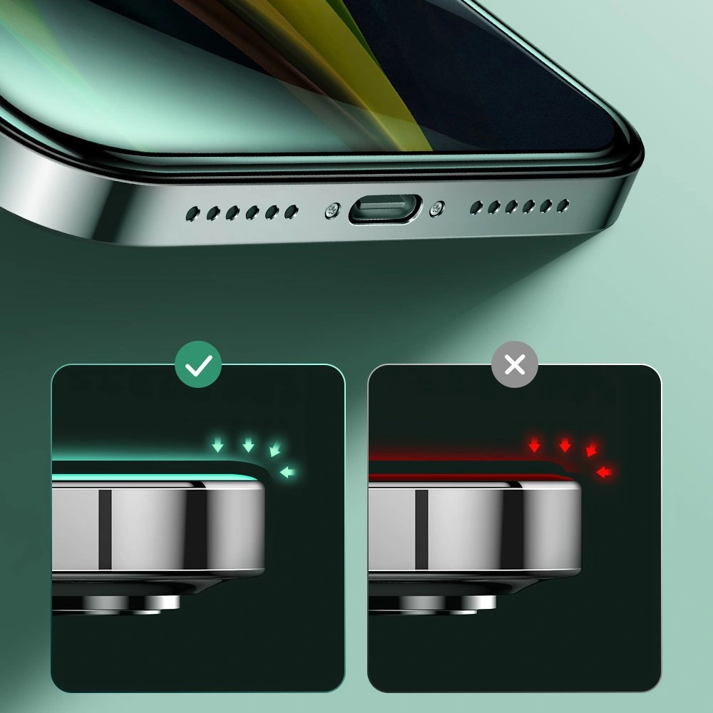 Szkło hartowane Joyroom Knight Series 2,5D Anti Blue Light Apple iPhone 12 mini czarny (JR-PF598)