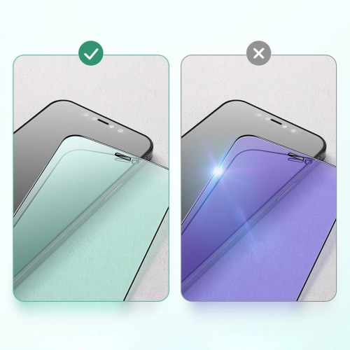 Kup Gehärtetes Glas Joyroom Knight Series 2,5D Anti-Blaulicht für Apple iPhone 12 Pro Max schwarz (JR-PF600) - JYR158 - {ean13} - Sklep Home Screen