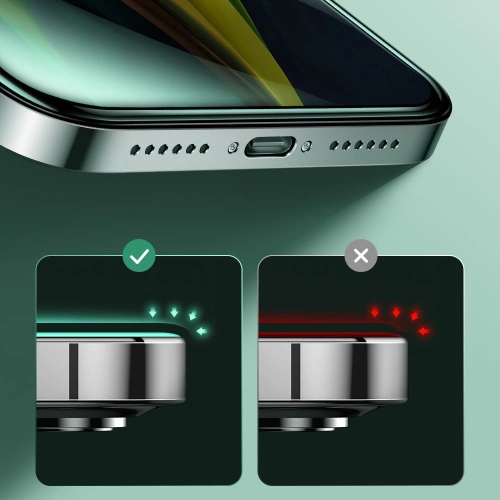 Kup Gehärtetes Glas Joyroom Knight Series 2,5D Anti-Blaulicht für Apple iPhone 12 Pro Max schwarz (JR-PF600) - JYR158 - {ean13} - Sklep Home Screen