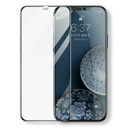 Kup Gehärtetes Keramikglas Joyroom Knight Series 2,5D für Apple iPhone 12 mini schwarz (JR-PF610) - JYR159 - {ean13} - Sklep Home Screen