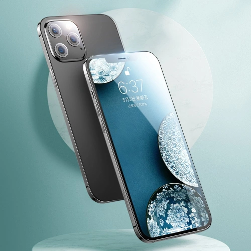 Kup Gehärtetes Keramikglas Joyroom Knight Series 2,5D für Apple iPhone 12 mini schwarz (JR-PF610) - JYR159 - {ean13} - Sklep Home Screen