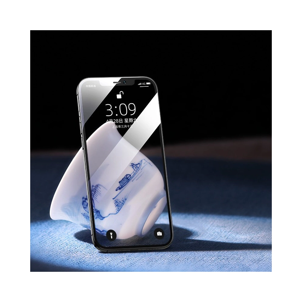 Szkło hartowane ceramiczne Joyroom Knight Series 2,5D Apple iPhone 12 mini czarny (JR-PF610)