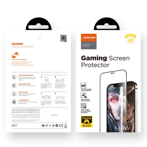 Kup Sticlă securizată gaming Joyroom Knight Series 2,5D Apple iPhone 12 mini negru (JR-PF625) - JYR160 - {ean13} - Sklep Home Screen