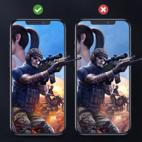Kup Gehärtetes Gaming-Glas Joyroom Knight Series 2,5D für Apple iPhone 12 mini schwarz (JR-PF625) - JYR160 - {ean13} - Sklep Home Screen