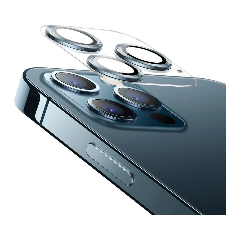 Szkło na aparat Joyroom Shining Series Apple iPhone 12 mini zielony (JR-PF686)