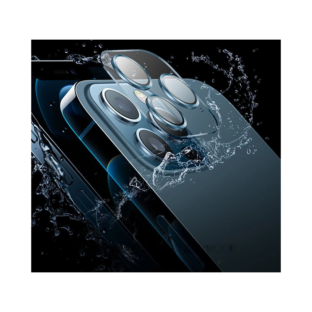 Szkło na aparat Joyroom Shining Series Apple iPhone 12 mini zielony (JR-PF686)