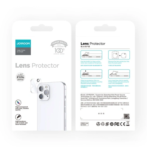 Buy Joyroom Mirror Series Lens Apple iPhone 12 Pro Max clear (JR-PF731) - JYR170 - {ean13} - Home Screen Store Europe