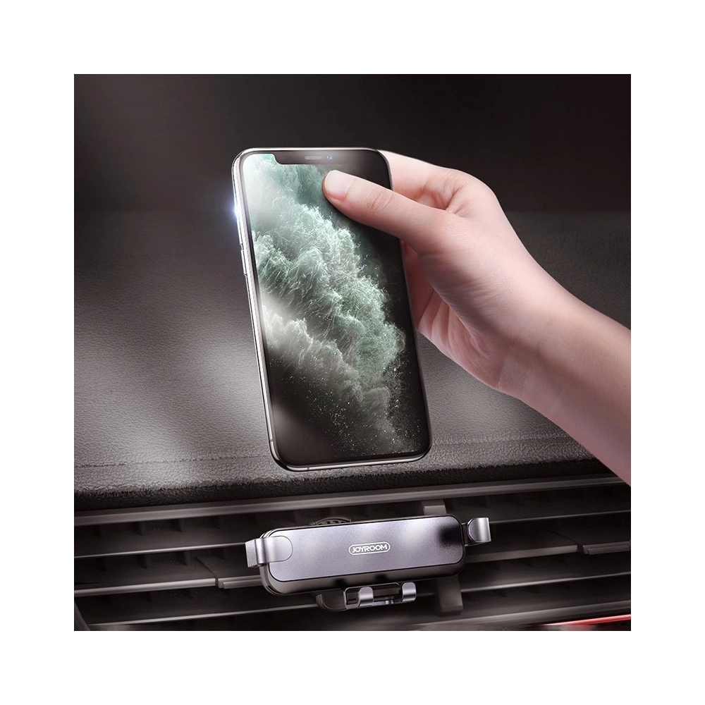 Uchwyt samochodowy Joyroom na kratkę wentylacyjną nawiew czarny (JR-ZS211)