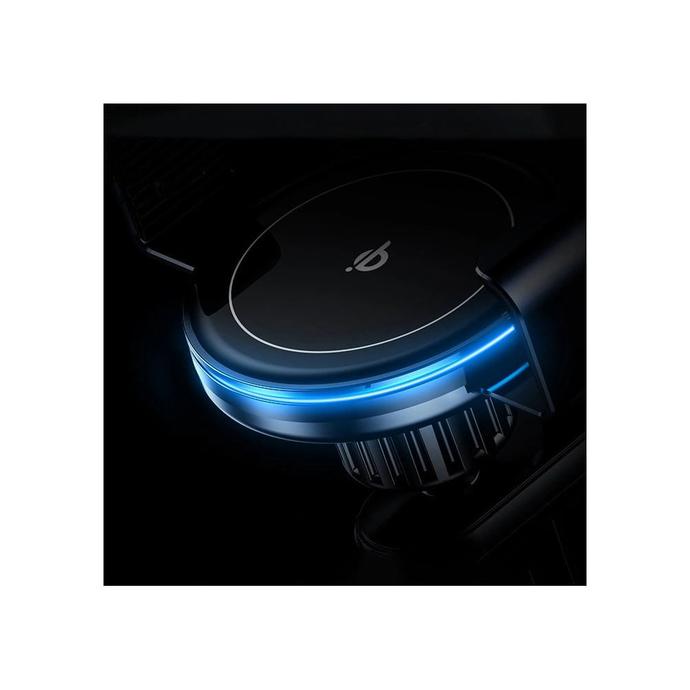 Uchwyt samochodowy z ładowarką bezprzewodową Joyroom Qi 15W na kokpit deskę rozdzielczą szary (JR-ZS212)