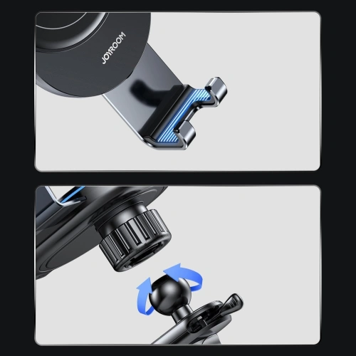 Kup Auto-Halterung mit kabellosem Ladegerät Joyroom Qi 15W für das Armaturenbrett grau (JR-ZS212) - JYR174 - {ean13} - Sklep Home Screen