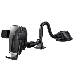 Kup Automatischer Auto-Halter mit kabellosem Ladegerät Joyroom Qi 15W für das Armaturenbrett schwarz (JR-ZS248) - JYR175 - {ean13} - Sklep Home Screen