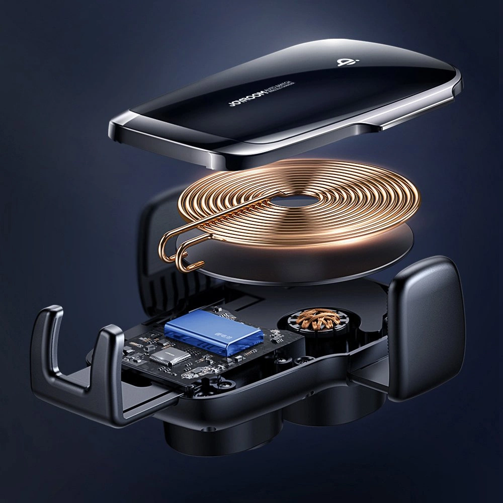 Buy Joyroom Qi Wireless Charger Automatic Electric Car Holder for