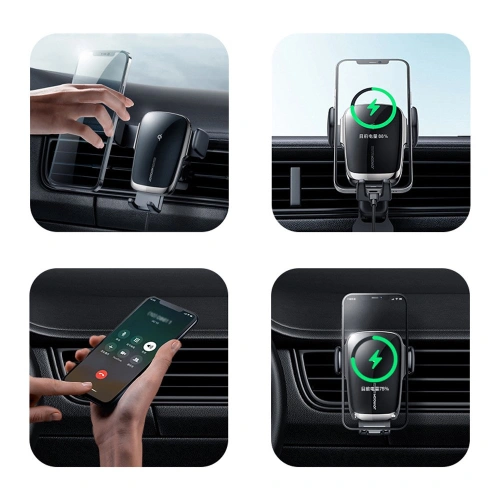 Kup Suport auto automat cu încărcător wireless Joyroom Qi 15W pentru bord negru (JR-ZS248) - JYR175 - {ean13} - Sklep Home Screen