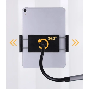 Joyroom rotary adjustment lazy holder desktop phone and tablet holder black (JR-ZS263)