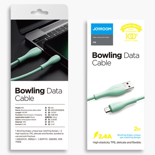 Kup Cablul Joyroom USB/microUSB 2,4A 1m negru (S-1030M8) - JYR180 - {ean13} - Sklep Home Screen