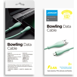 Kabel Joyroom USB/microUSB 2,4A 1m bílý (S-1030M8)