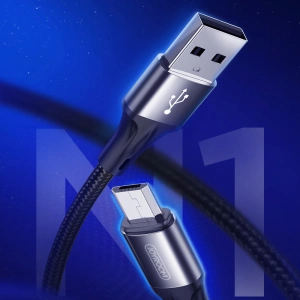 Joyroom USB - microUSB cable 3A 1 m black (S-1030N1)