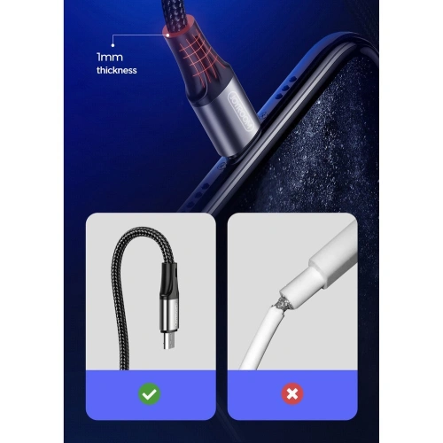 Kup Cablul Joyroom USB/microUSB 3A 1m negru (S-1030N1) - JYR186 - {ean13} - Sklep Home Screen