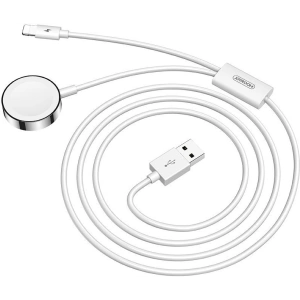 Kup Kabel + ładowarka do Apple Watch Joyroom 2w1 USB/Lightning 1,5m biały (S-IW002S) - JYR193 - {ean13} - Sklep Home Screen