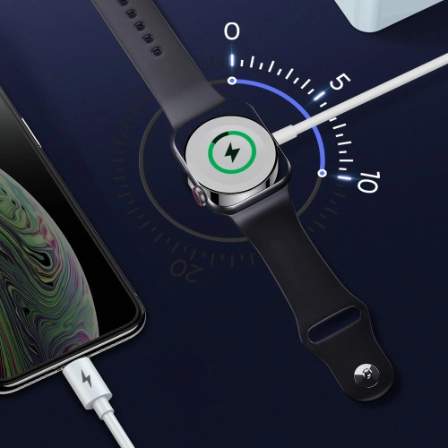 Kup Cablul + încărcător pentru Apple Watch Joyroom 2in1 USB/Lightning 1,5m alb (S-IW002S) - JYR193 - {ean13} - Sklep Home Screen