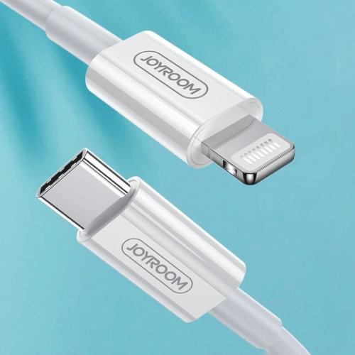 Kup Cablu Joyroom MFI USB-C/Lightning Power Delivery 3A 1,2m alb (S-M420) - JYR194 - {ean13} - Sklep Home Screen