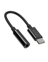 Adapter Joyroom Kopfhörer 3,5mm Mini Jack (weiblich) - USB-C (männlich) schwarz (SH-C1)