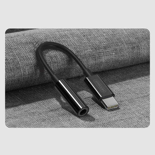 Kup Adapter Joyroom Kopfhörer 3,5mm Mini Jack (weiblich) - USB-C (männlich) schwarz (SH-C1) - JYR197 - {ean13} - Sklep Home Screen