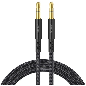Joyroom stereo audio AUX cable 3,5 mm mini jack 1 m black (SY-10A1)