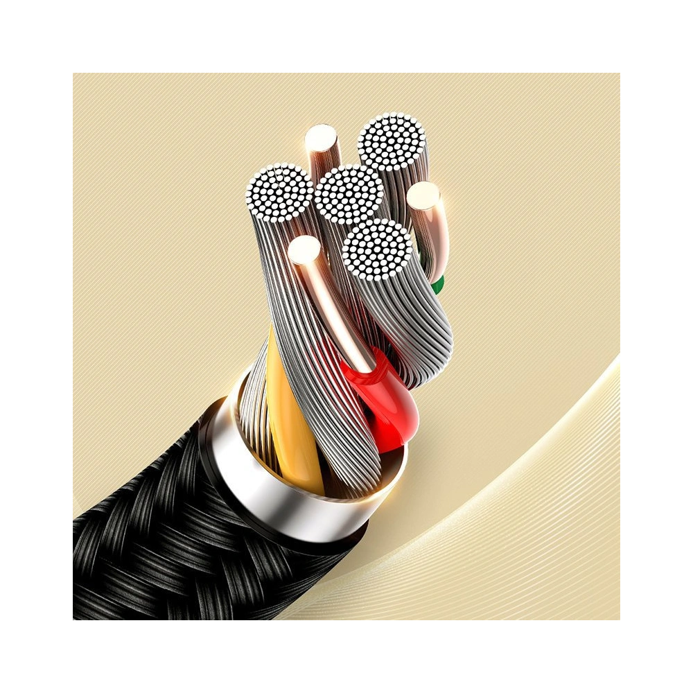 Kabel audio Joyroom AUX 3,5mm mini jack 1m czarny (SY-10A1)