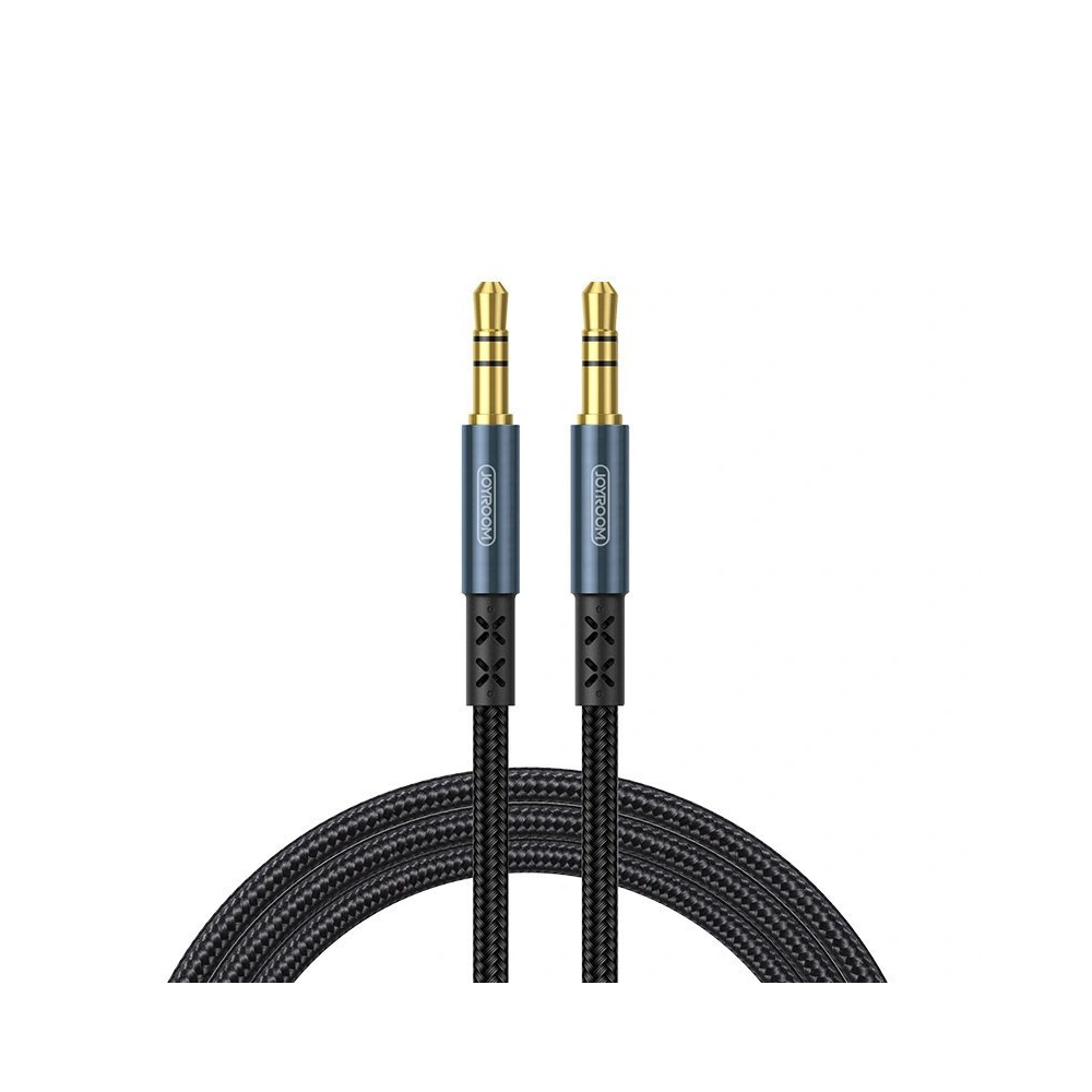 Kabel audio Joyroom AUX 3,5mm mini jack 1,5m ciemnoniebieski (SY-15A1)