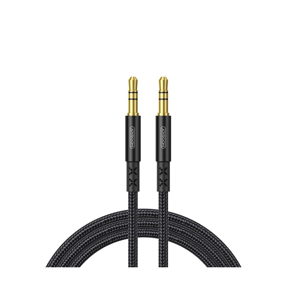 Kabel audio Joyroom AUX 3,5mm mini jack 2m czarny (SY-20A1)