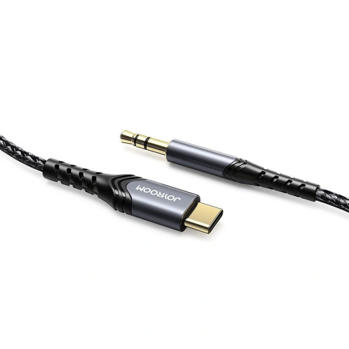 Kup Cablul audio Joyroom AUX 3,5mm mini jack/USB-C 2m negru (SY-A03) - JYR205 - {ean13} - Sklep Home Screen