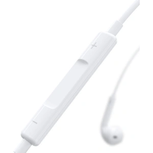 Joyroom Ben Series earphones Lightning with remote and microphone white (JR-EP3)