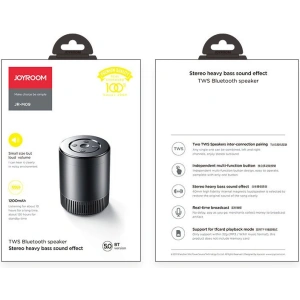 Kup Bezprzewodowy głośnik Joyroom Bluetooth 5.0 5W czarny (JR-M09) - JYR209 - {ean13} - Sklep Home Screen