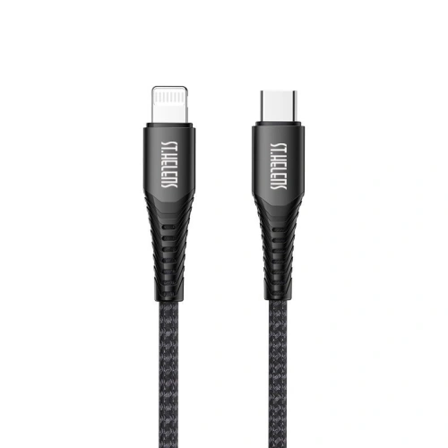 Kup Kábel Joyroom MFI USB-C/Lightning 2,1A 1,2m fekete (ST-C04 1,2M Fekete) - JYR210 - {ean13} - Sklep Home Screen