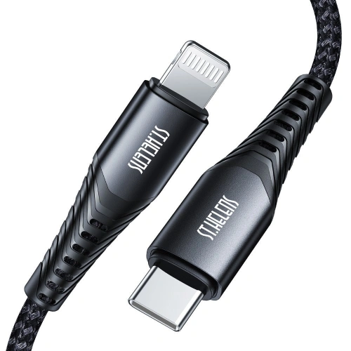 Kup Cablu Joyroom MFI USB-C/Lightning 2,1A 1,2m negru (ST-C04 1,2M Black) - JYR210 - {ean13} - Sklep Home Screen