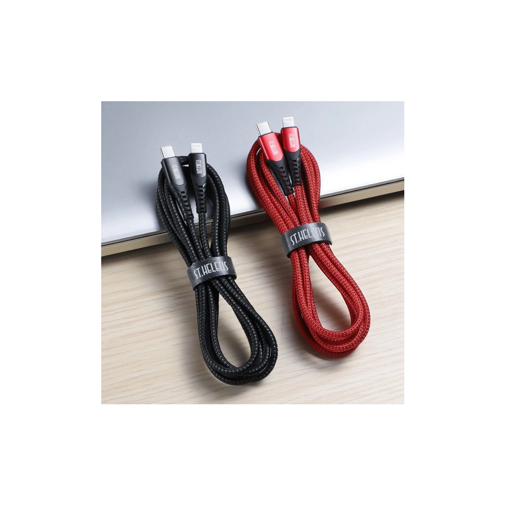 Kabel Joyroom MFI USB-C/Lightning 2,1A 1,2m czarny (ST-C04 1,2M Black)