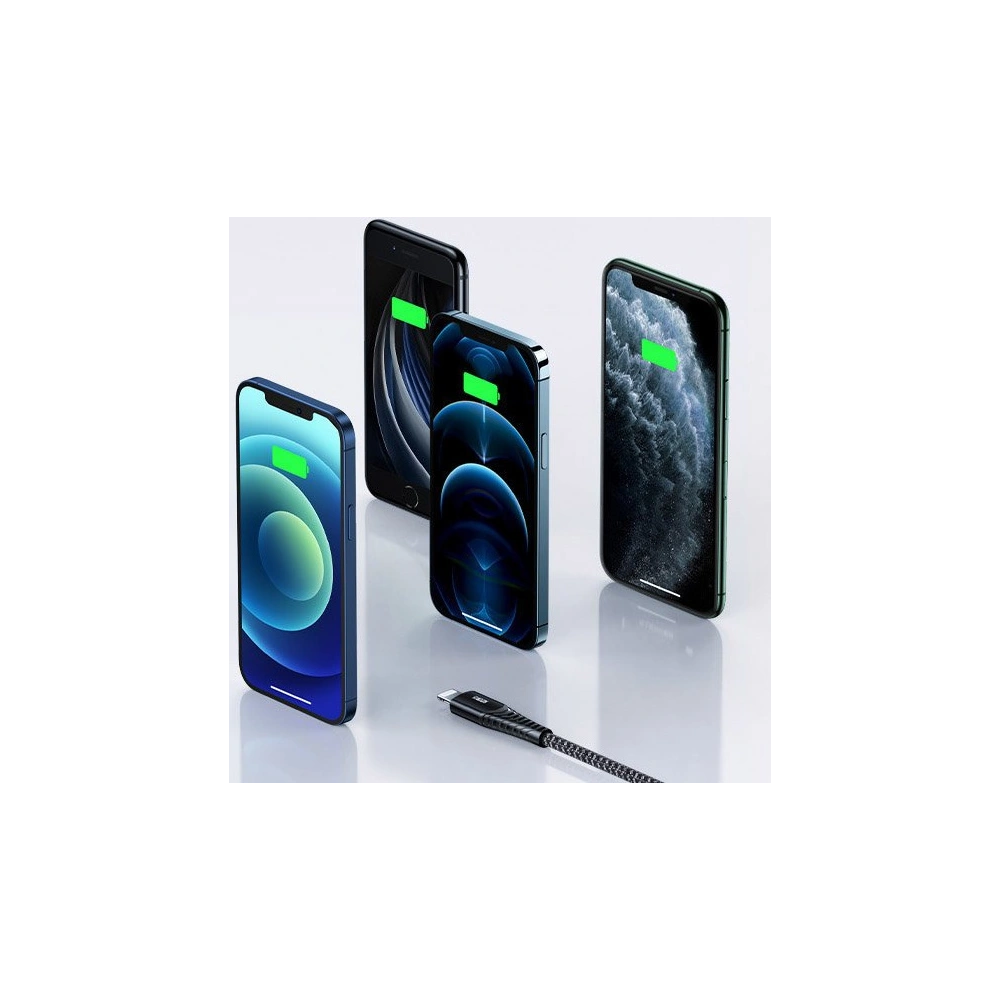 Kabel Joyroom MFI USB-C/Lightning 2,1A 1,2m czarny (ST-C04 1,2M Black)