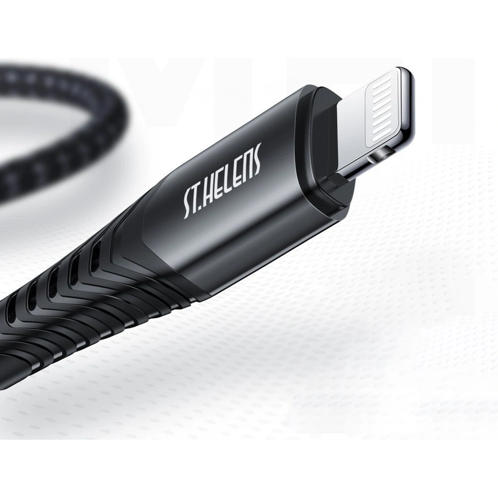 Kabel Joyroom MFI USB-C/Lightning 2,1A 1,2m czarny (ST-C04 1,2M Black)